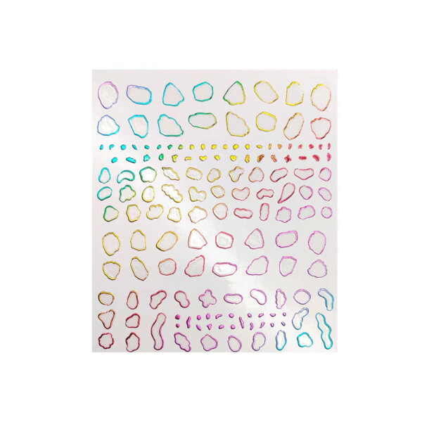 Nail Art Sticker Rainbow Art