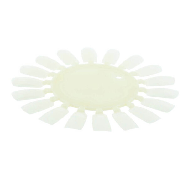 Kleurenkaart plastic natural 2 st.