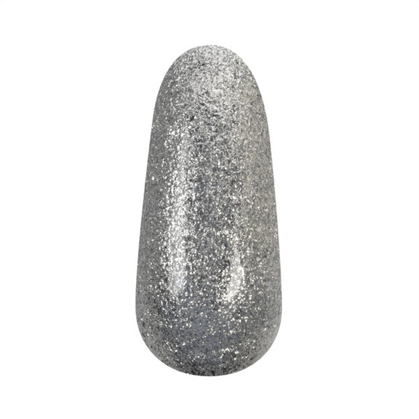 Glittergelpolish Platinum Silver 10 ml.