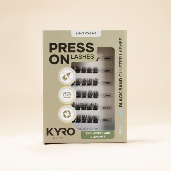 pre-glued Light Volume Press on lashes