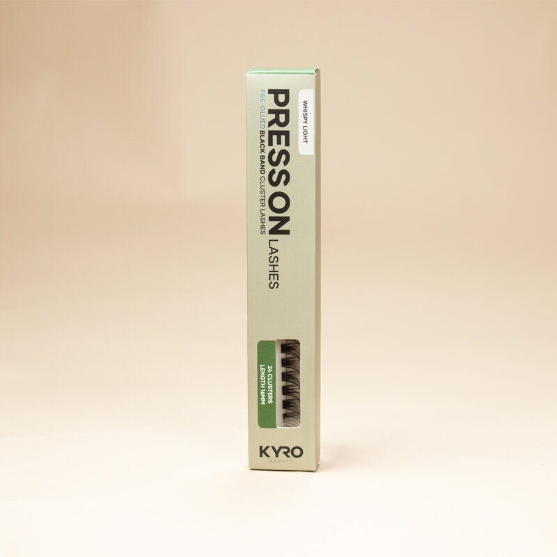 single - 16 mm - whispy light KYRO pre-glued press on Whispy Light lashes