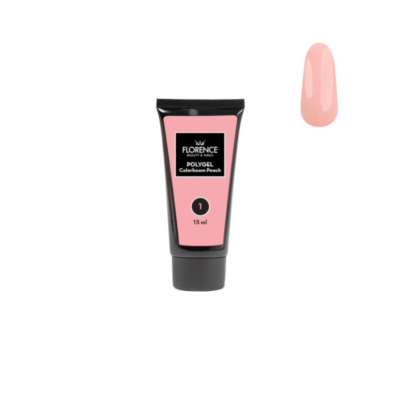 Polygel Colorboom Peach packshot Polygel Colorboom Peach packshot